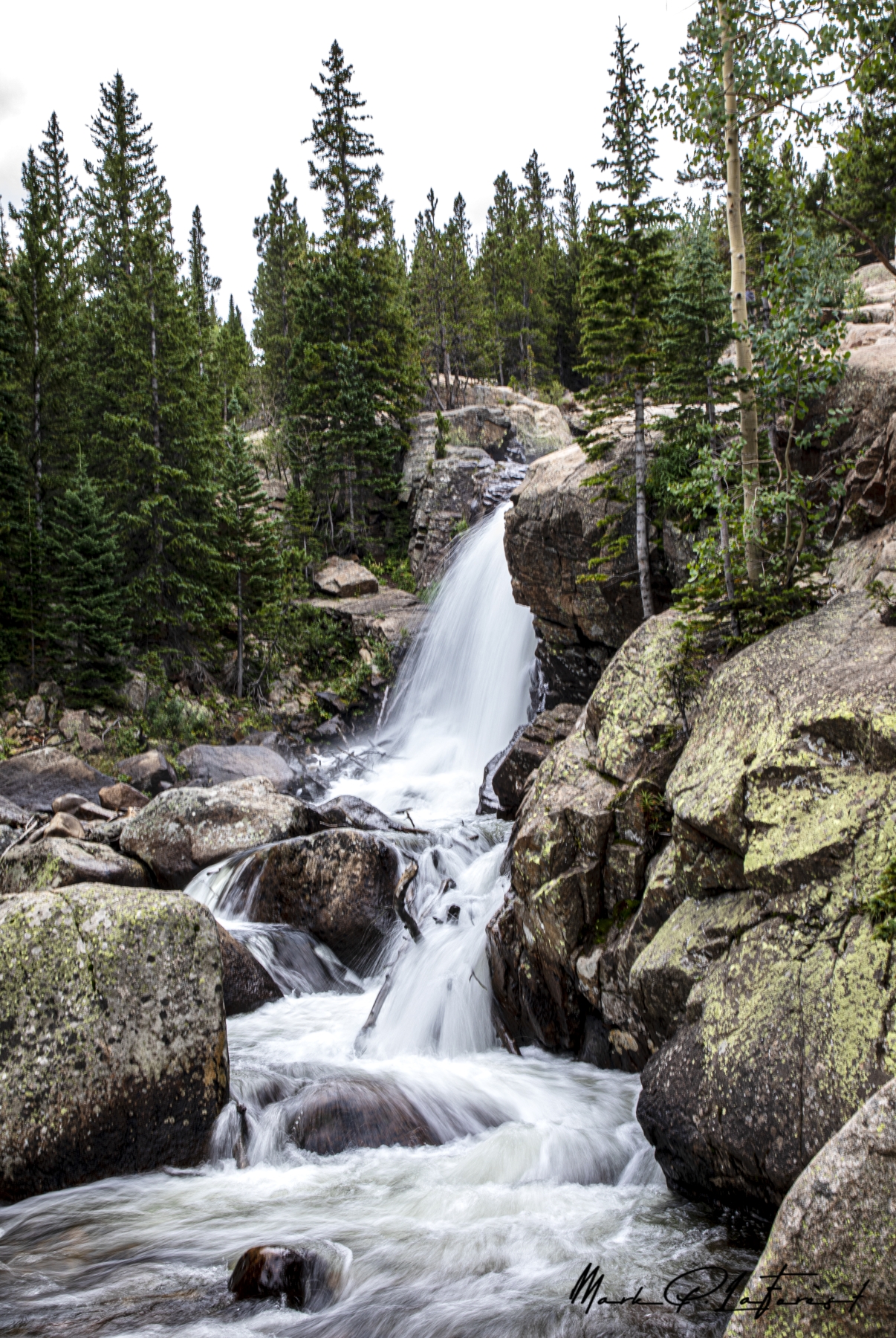 Alberta Falls, Rocky Mountain, National Park, Colorado